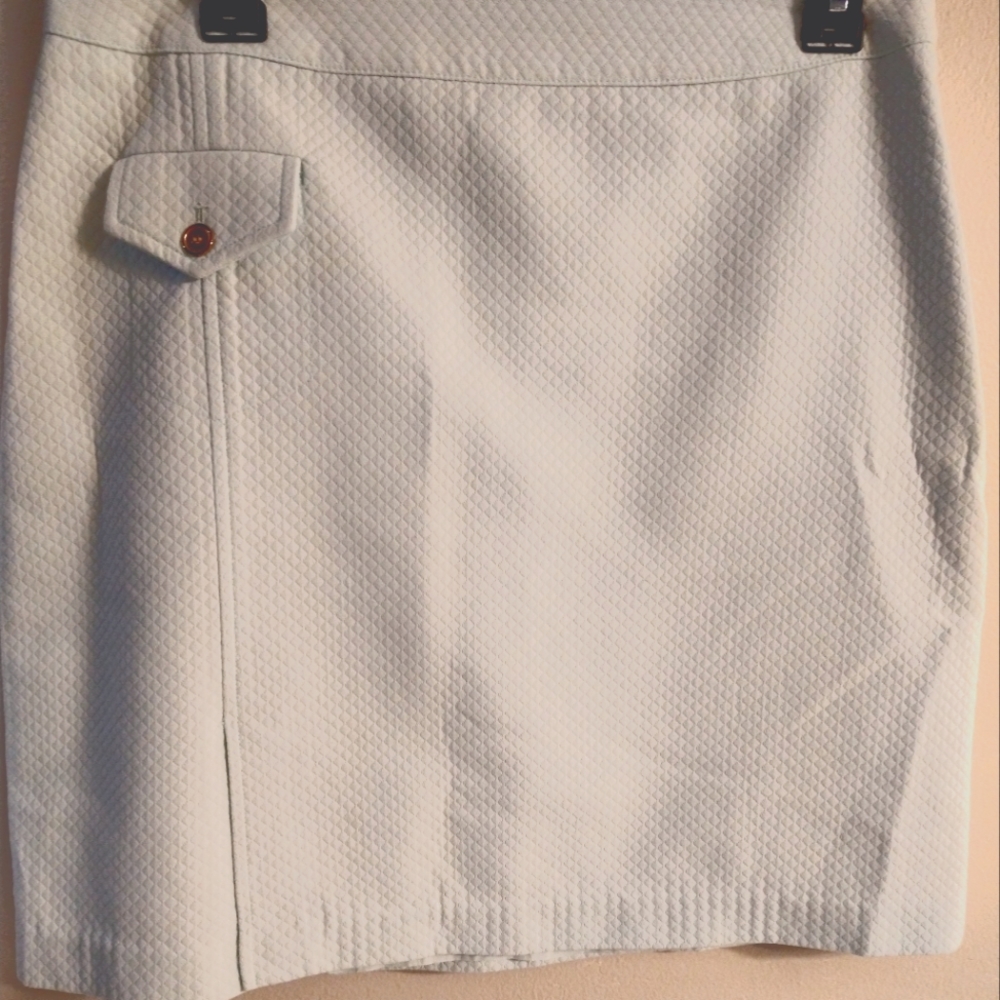Light blue mini skirt